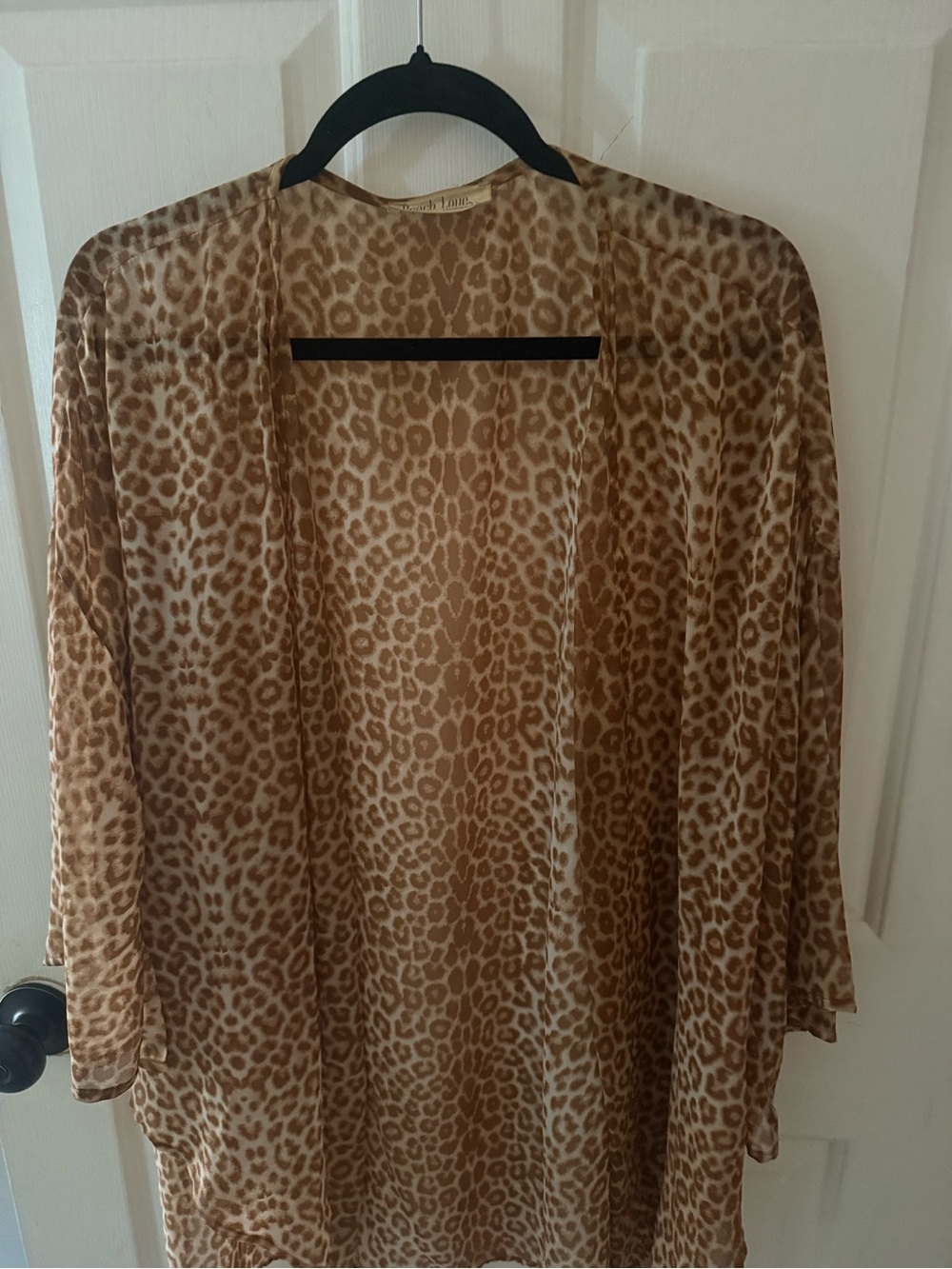 Peach Love California Leopard Print Chemise in Tan and Brown